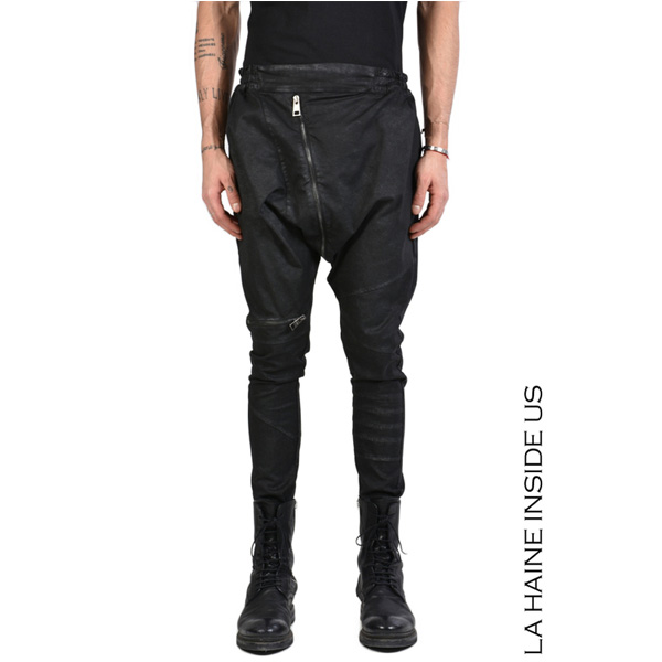 1-017 SKINNY STRETCH BLACK PANTS