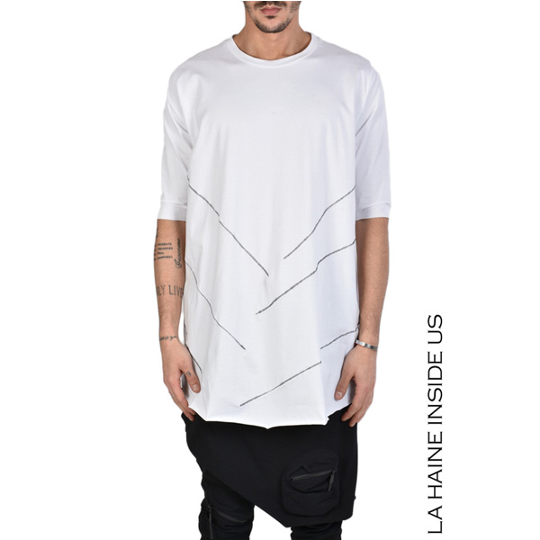 1-029 THREE QUARTERS SLEEVE OVERSISE TSHIRT