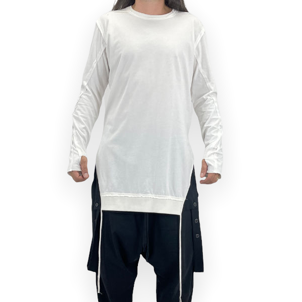 1-069 ASYMMETRIC LONG SLEEVE TSHIRT